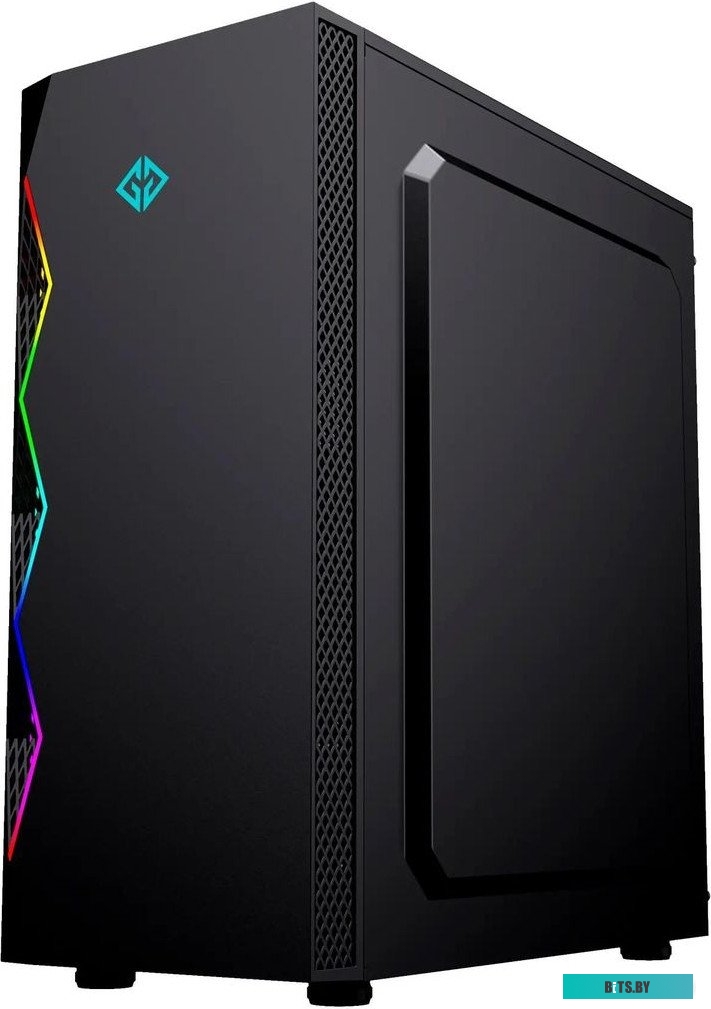Корпус GMNG OGC-G110 черный без БП ATX 5x120mm 2xUSB2.0 1xUSB3.0 audio bott PSU