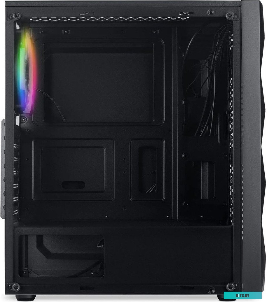 Корпус GMNG OGC-G110 черный без БП ATX 5x120mm 2xUSB2.0 1xUSB3.0 audio bott PSU