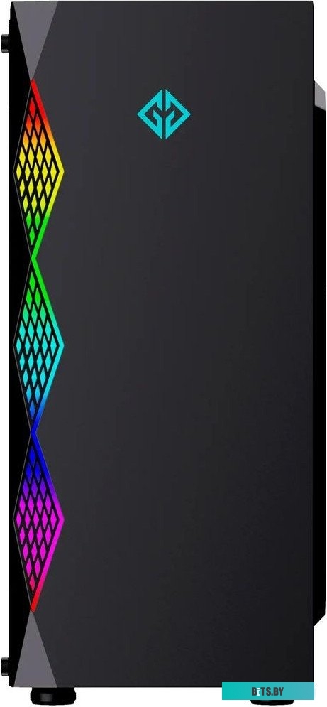 Корпус GMNG OGC-G110 черный без БП ATX 5x120mm 2xUSB2.0 1xUSB3.0 audio bott PSU