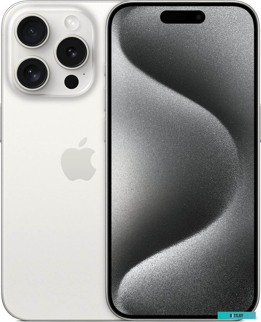 MTQ93CH/A Смартфон Apple iPhone 15 Pro Dual SIM 256GB (белый титан)