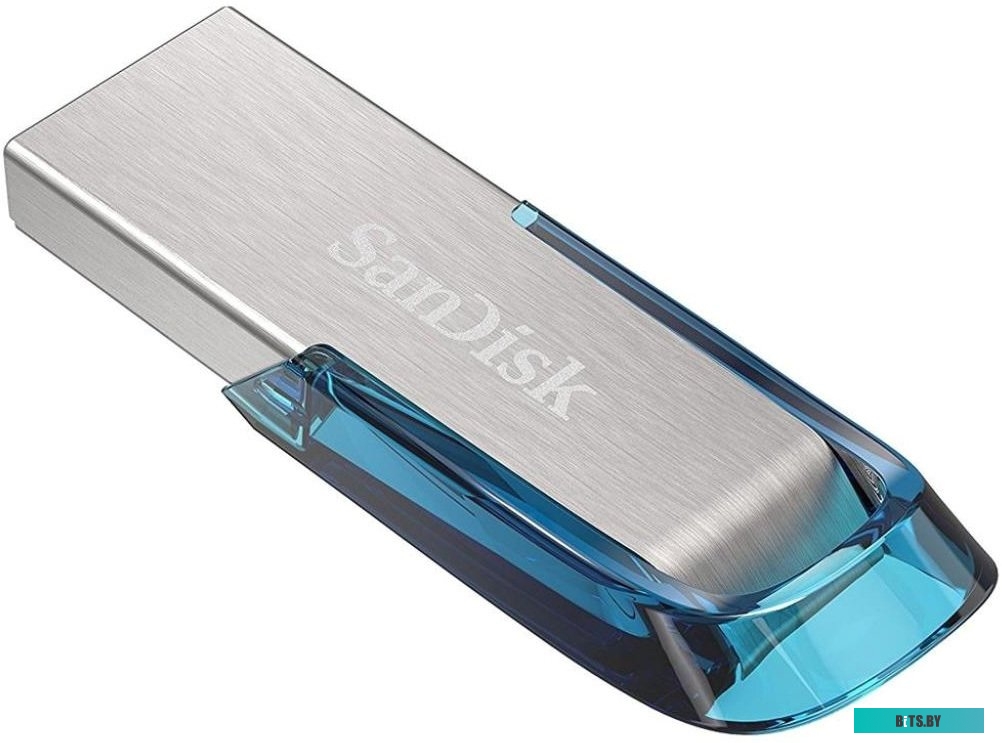 USB накопитель (Флешка) SanDisk Cruzer Ultra Flair CZ73 128GB (синий) <SDCZ73-128G-G46B>
