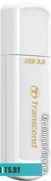 USB накопитель (Флешка) Transcend JetFlash 730 128Gb White (TS128GJF730)