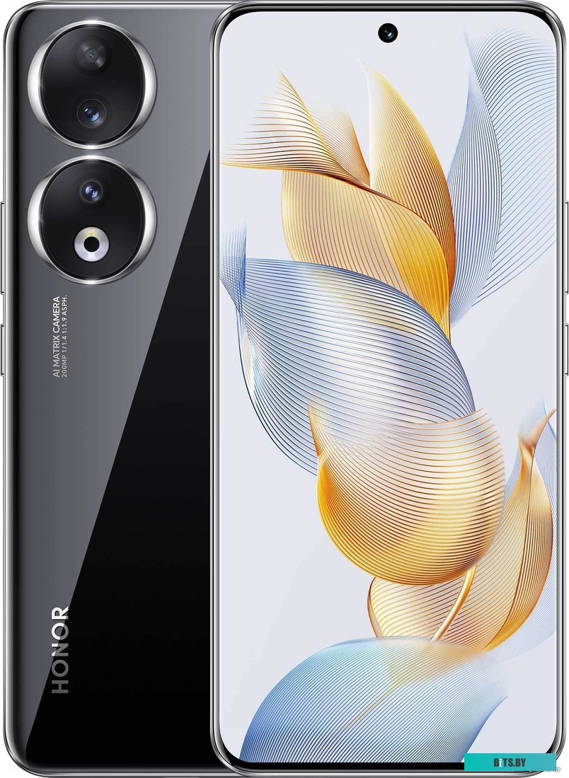 Смартфон Honor 90 256Gb 8Gb полуночный черный