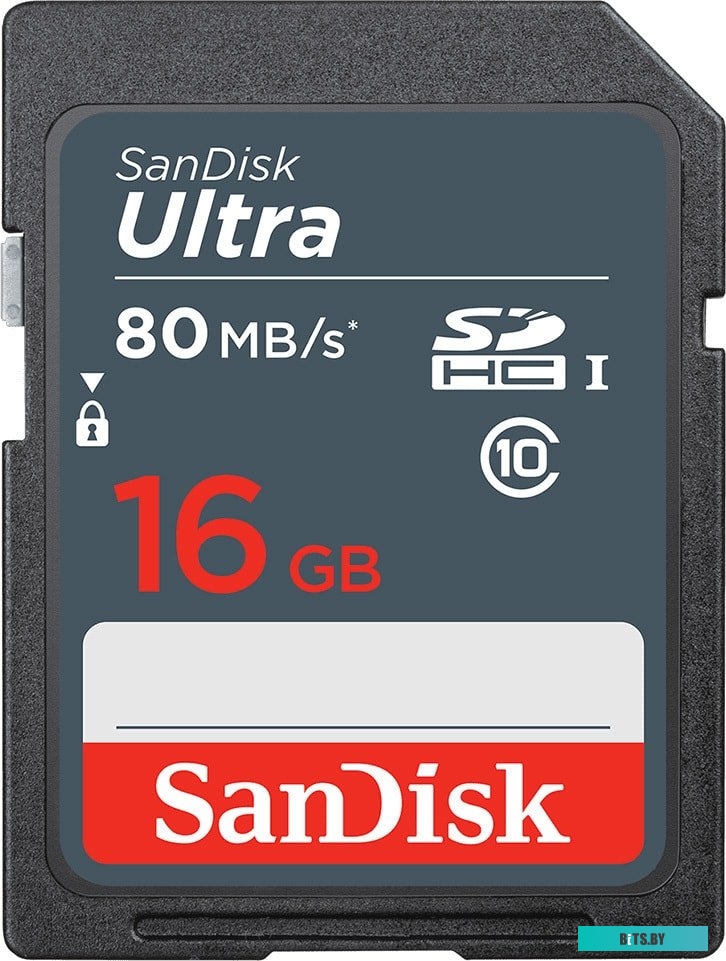 Карта памяти SanDisk Ultra SDHC SDSDUNS-016G-GN3IN 16GB