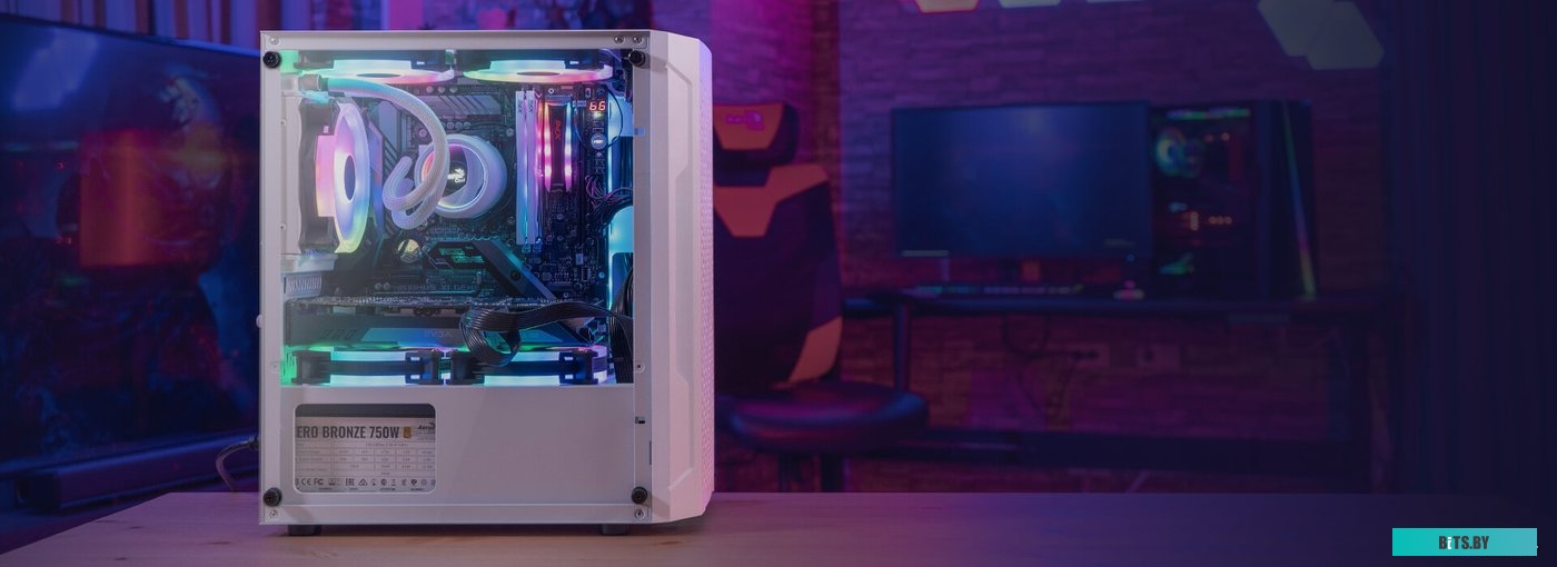 Корпус MicroATX Aerocool Trinity Mini-G-WT-v2 ACCS-PV32033.21