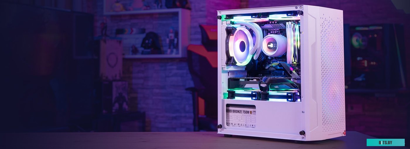 Корпус MicroATX Aerocool Trinity Mini-G-WT-v2 ACCS-PV32033.21