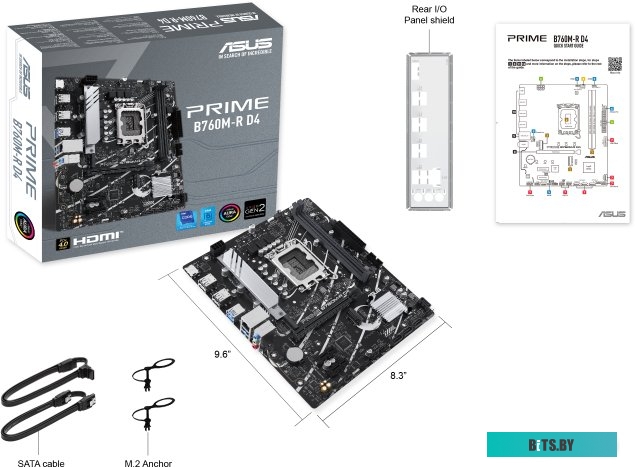 Материнская плата ASUS PRIME B760M-R D4