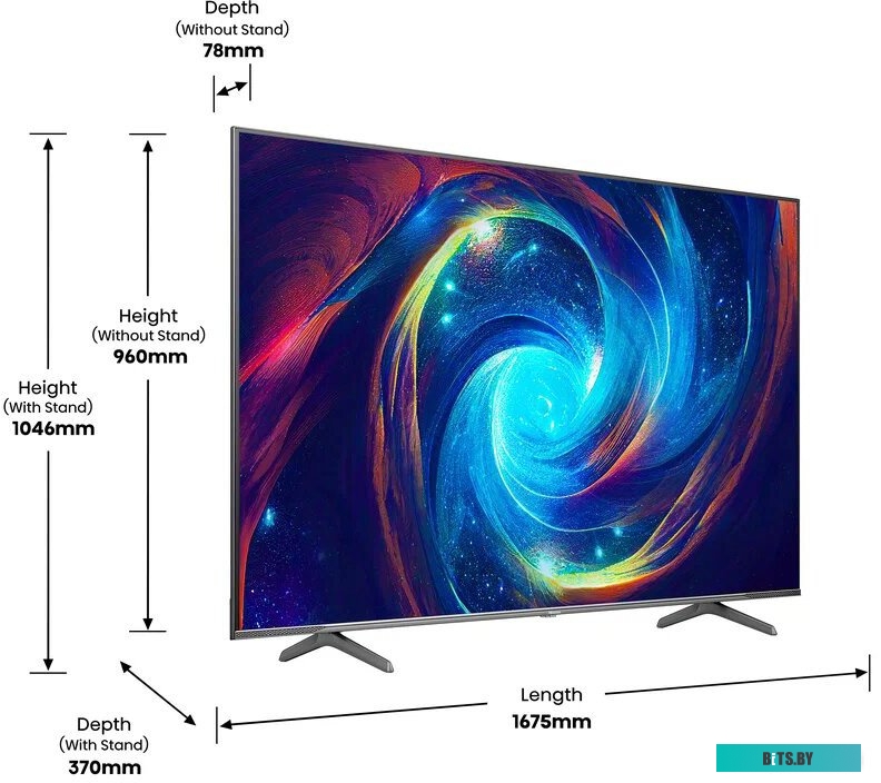 Телевизор Hisense 75E7KQ PRO 20012174