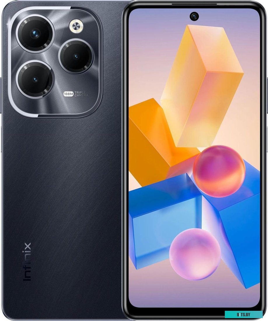 Смартфон INFINIX HOT 40 Pro 8+256GB, модель X6837, Starlit Black