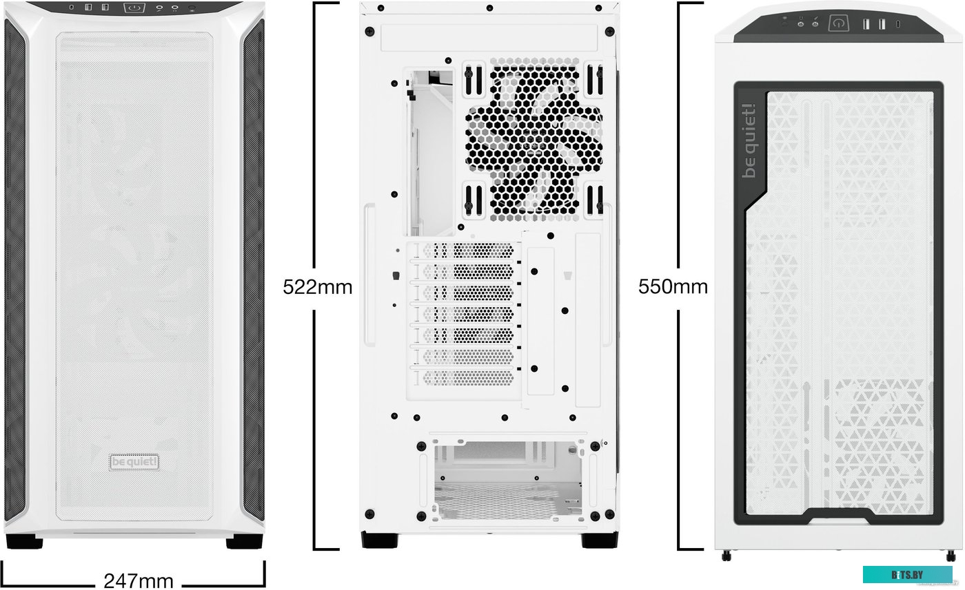Компьютерный корпус be quiet\ Shadow Base 800 DX White BGW62.