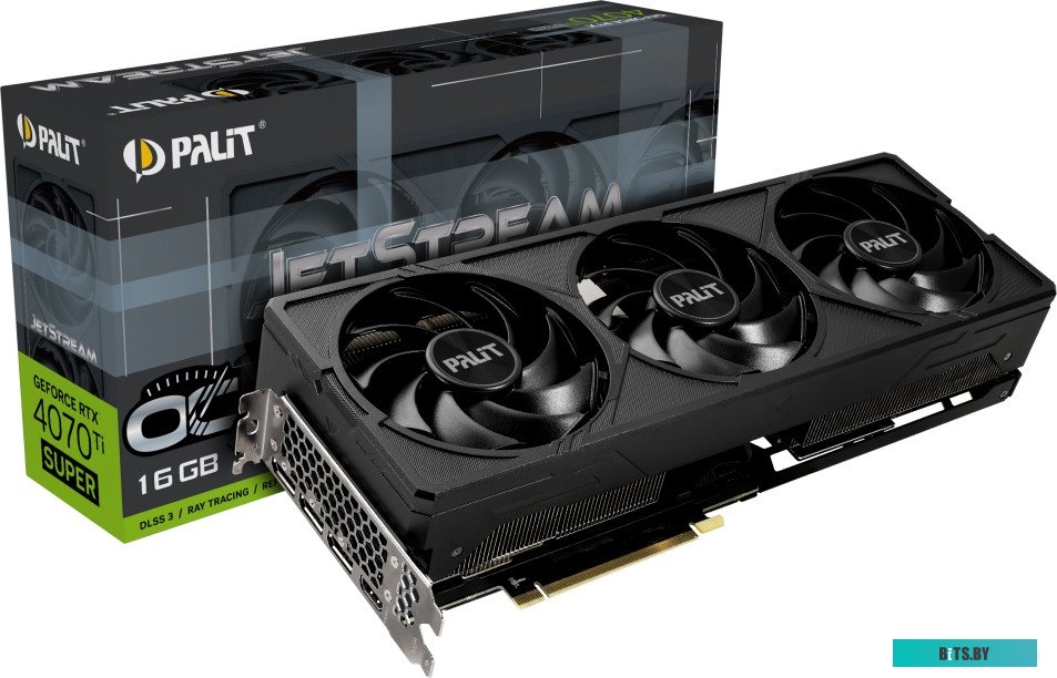 Видеокарта Palit GeForce RTX 4070 Ti SUPER JetStream OC (NED47TSS19T2-1043J)