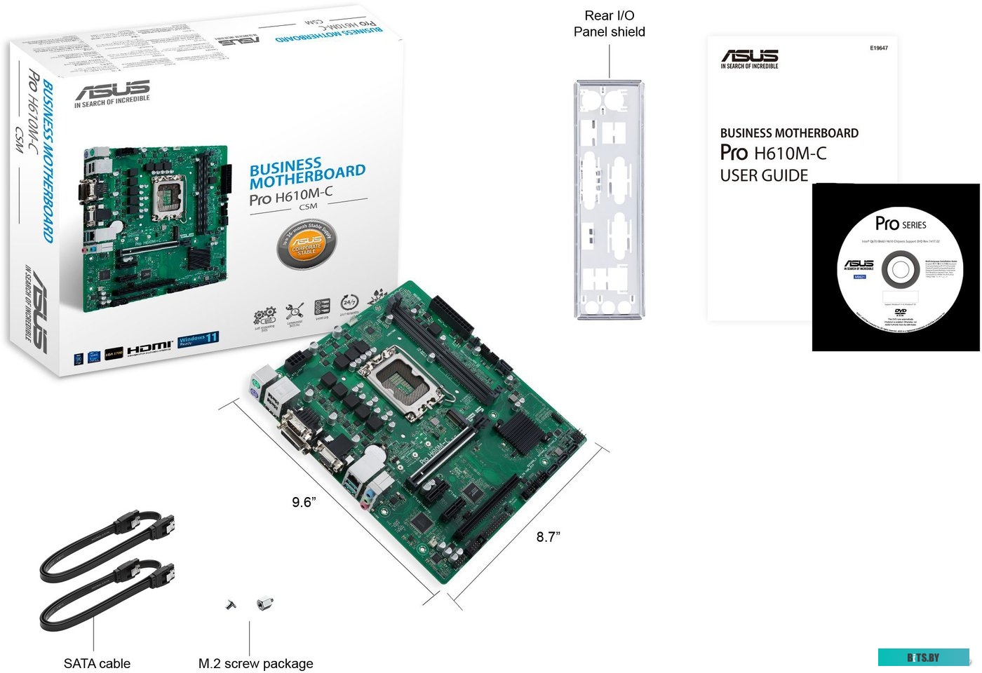 Материнская плата Asus PRO H610M-C-CSM