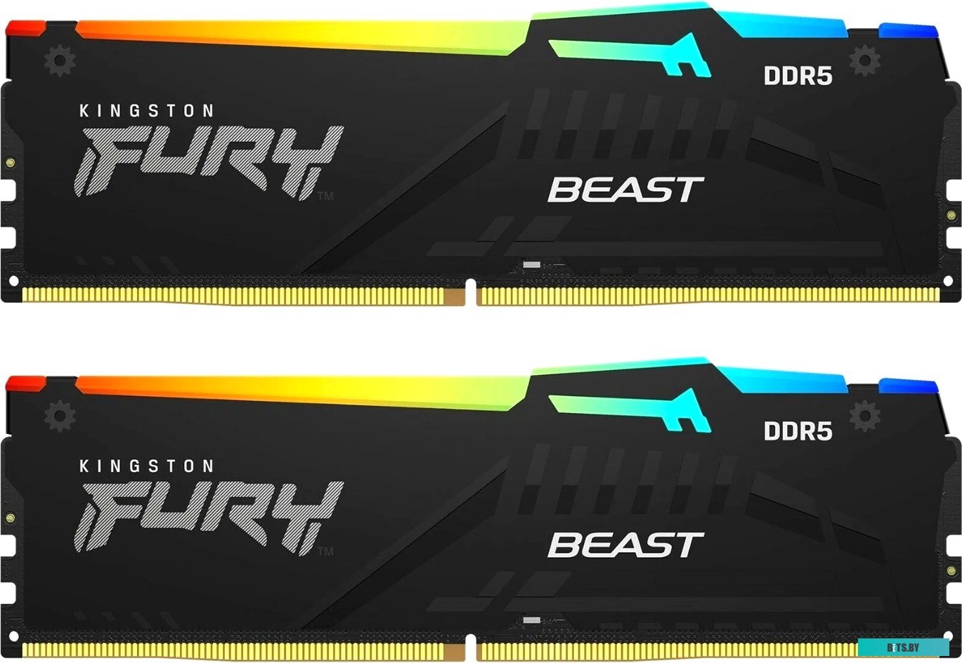 Оперативная память Kingston FURY Beast RGB KF560C40BBAK2-16