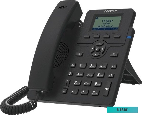 C60UP Телефон IP Dinstar C60UP черный
