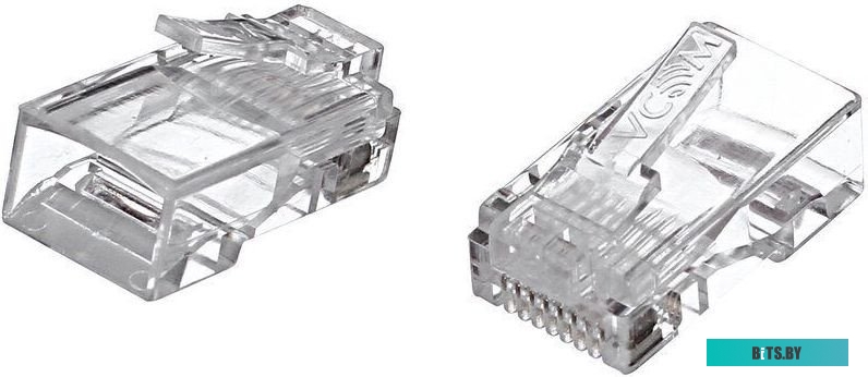 Коннектор RJ-45 VCOM NM006-1/20 20шт/уп