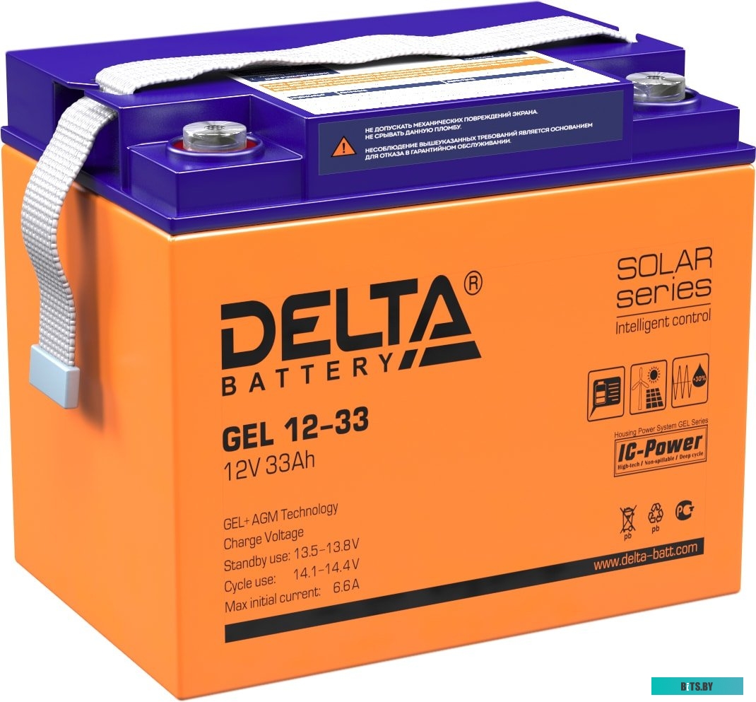 Аккумуляторная батарея Delta GEL 12-33