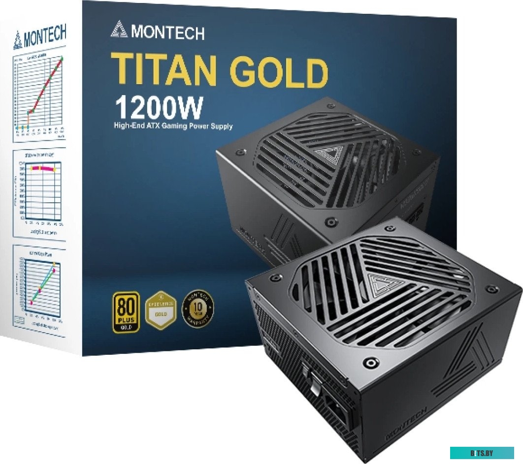 Блок питания Montech TITAN GOLD 1200W (MNT-TG1200-B)