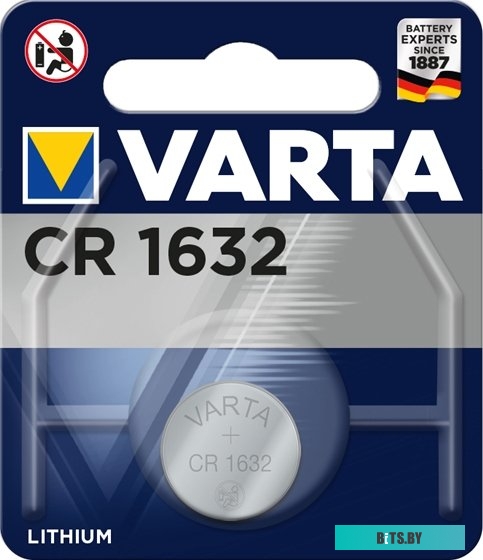 06632101401 Батарея Varta Electronics Lithium CR1632 (1шт) блистер