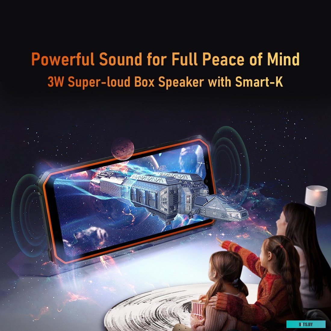 BV6200-464GRE Смартфон BlackView BV6200 4/64Gb Зеленый *