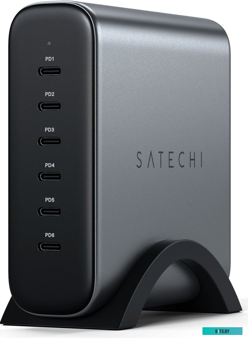 Зарядное устройство Satechi ST-C200GM-EU 200W USB-C 6-Port GaN Charger