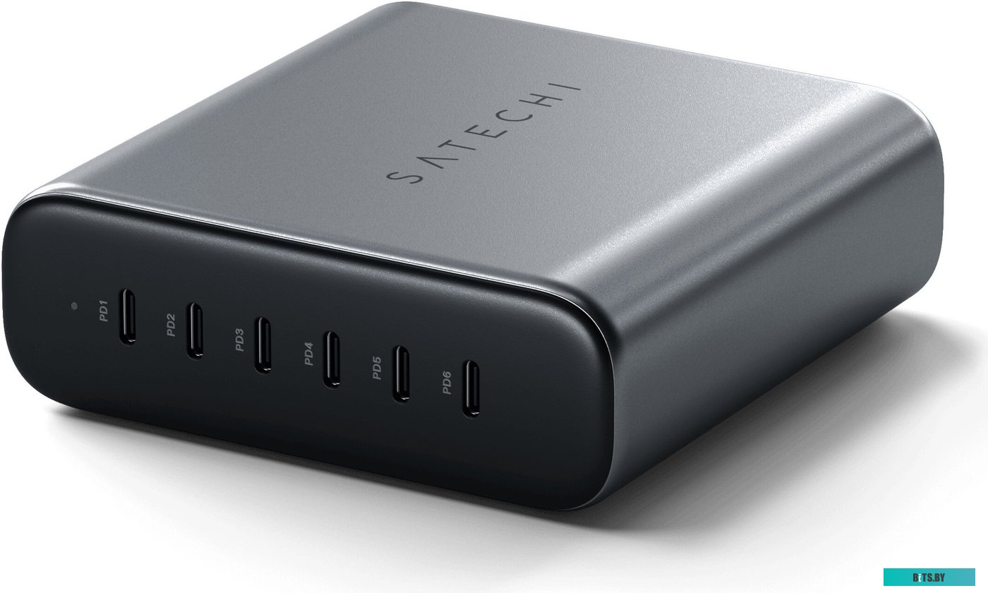 Зарядное устройство Satechi ST-C200GM-EU 200W USB-C 6-Port GaN Charger
