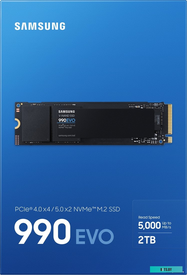 Внутренний твердотельный накопитель Samsung 990 Evo MZ-V9E2T0BW
