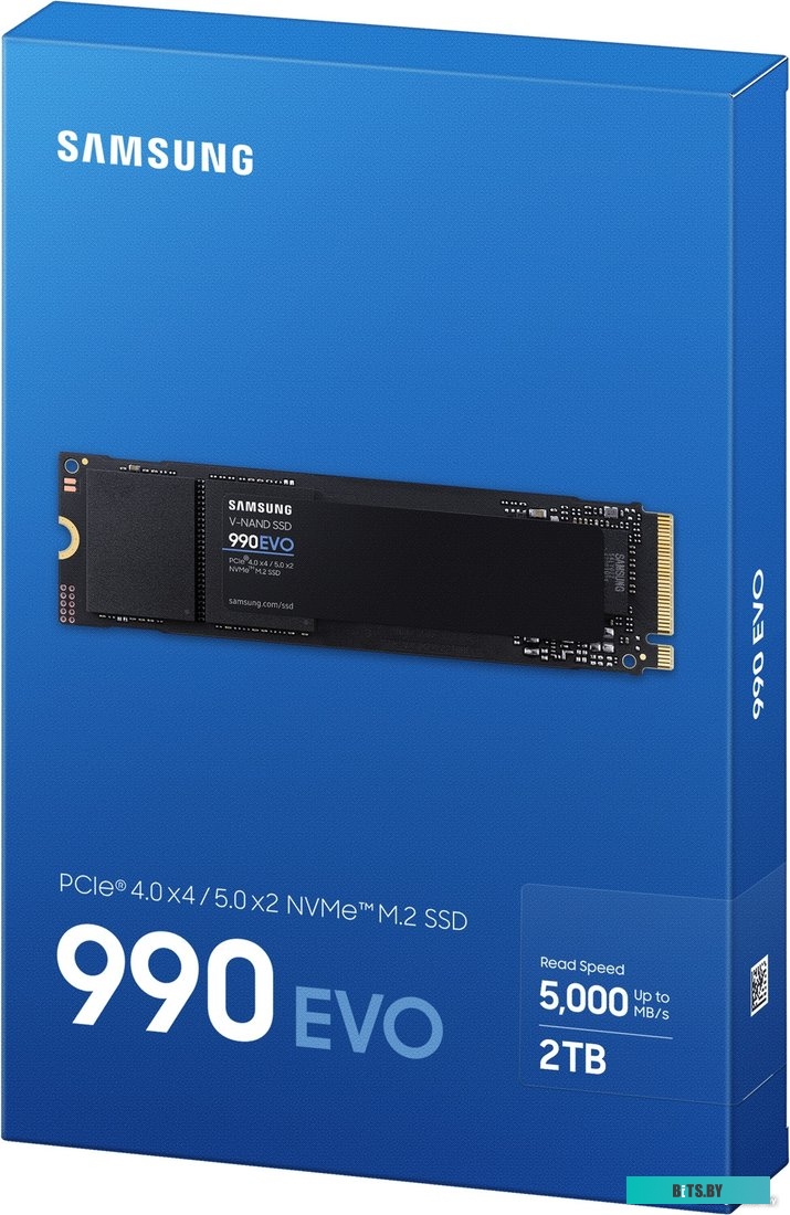 Внутренний твердотельный накопитель Samsung 990 Evo MZ-V9E2T0BW