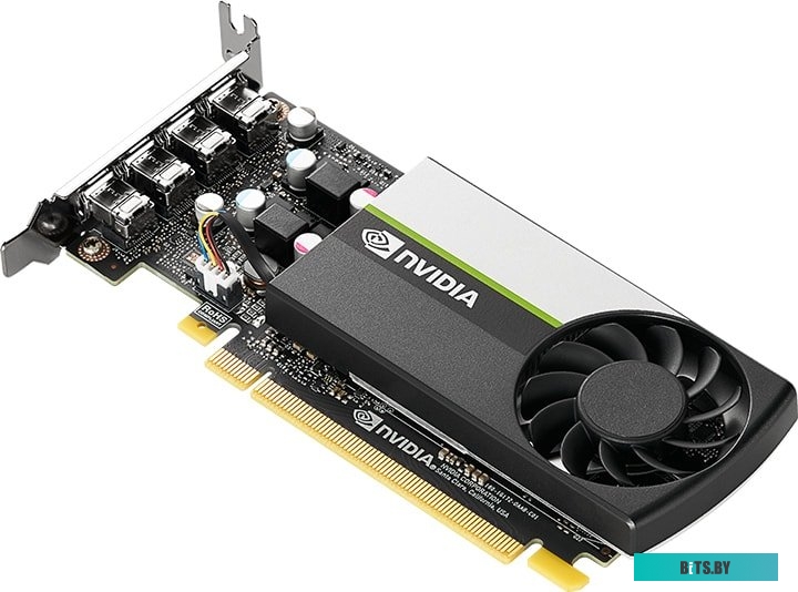 Видеокарта NVIDIA Quadro PNY T1000 VCNT1000-BLK 4Gb GDDR6 4xmDP Low Profile (oem)