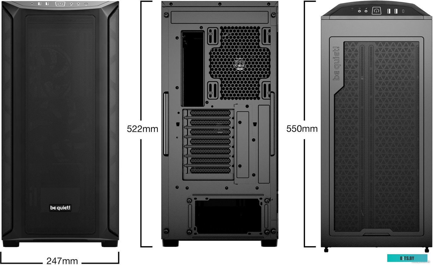 Корпус be quiet! Shadow Base 800 Black BGW60