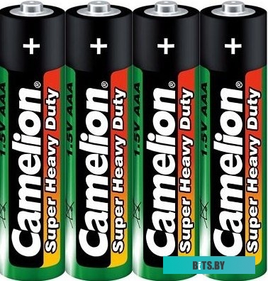 Батарейки Camelion AAA 4 шт. [R03P-SP4G]