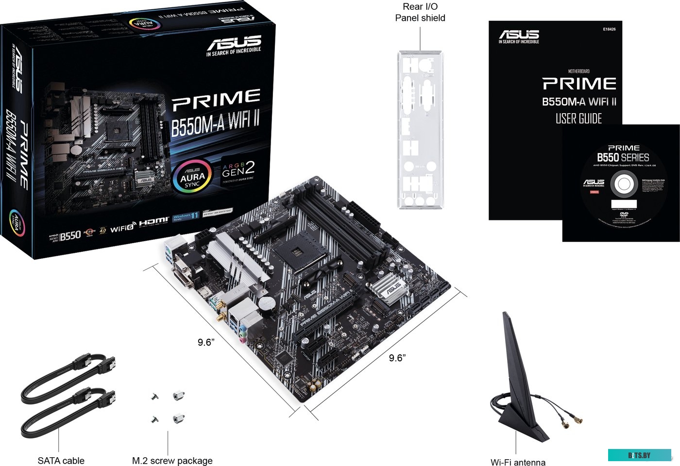 Материнская плата ASUS Prime B550M-A WiFi II 90MB19X0-M0EAY