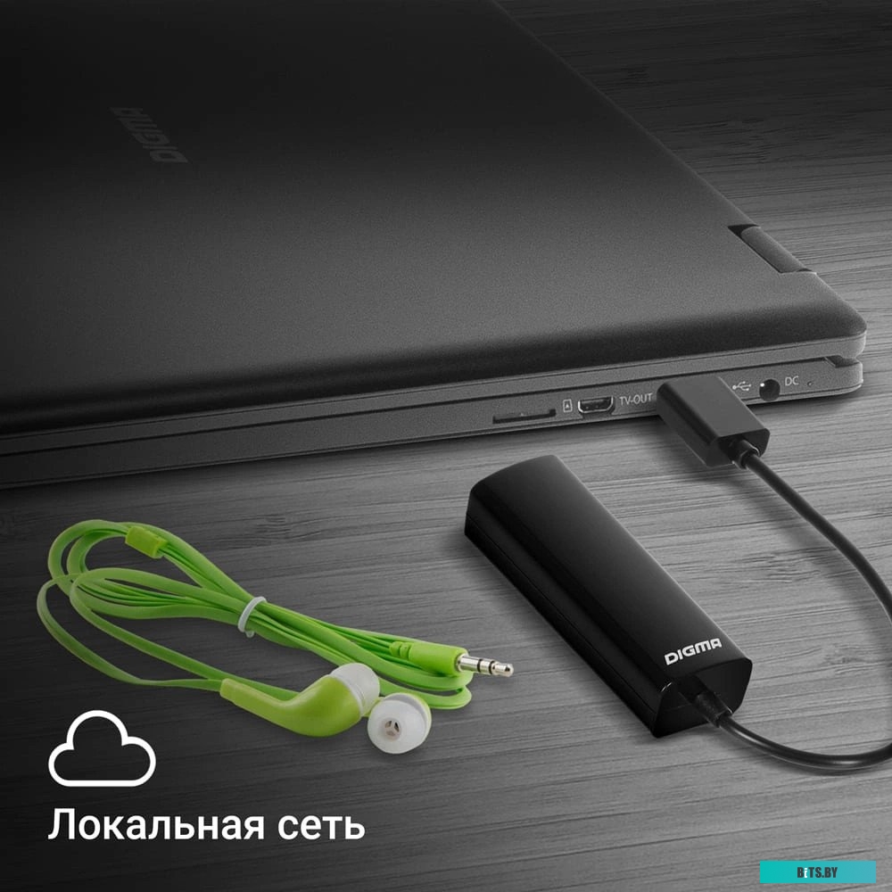Сетевой адаптер Digma D-USB2-LAN100
