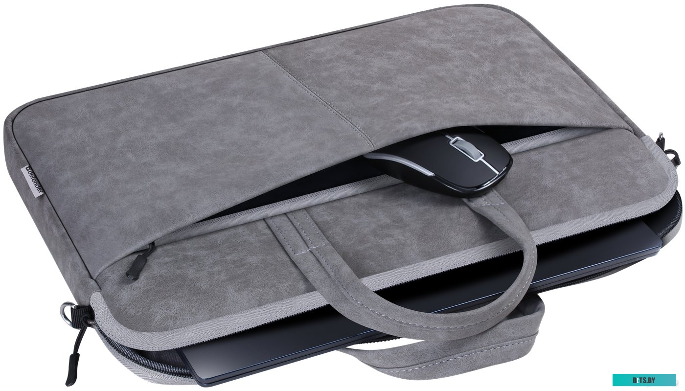 Сумка Defender Solid 15.6" (серый) <26088>