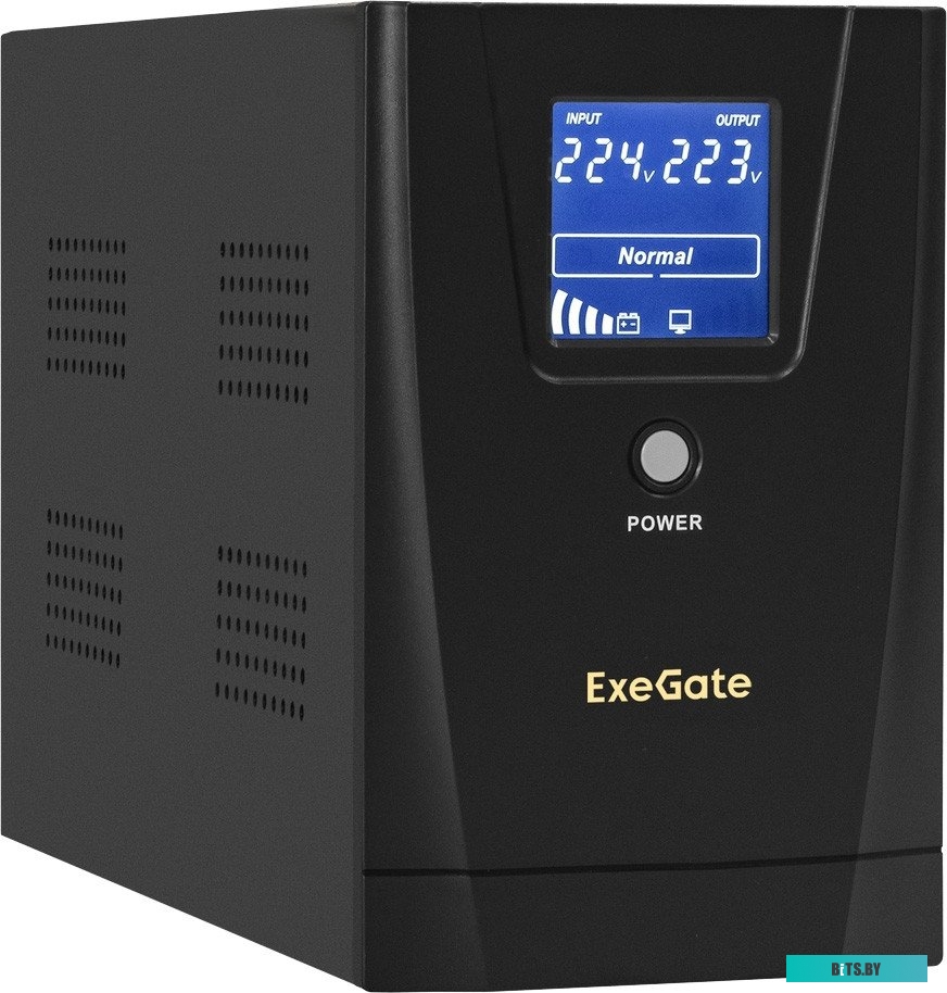 Источник бесперебойного питания ExeGate SpecialPro Smart LLB-2000.LCD.AVR.2SH.RJ.USB EX292632RUS