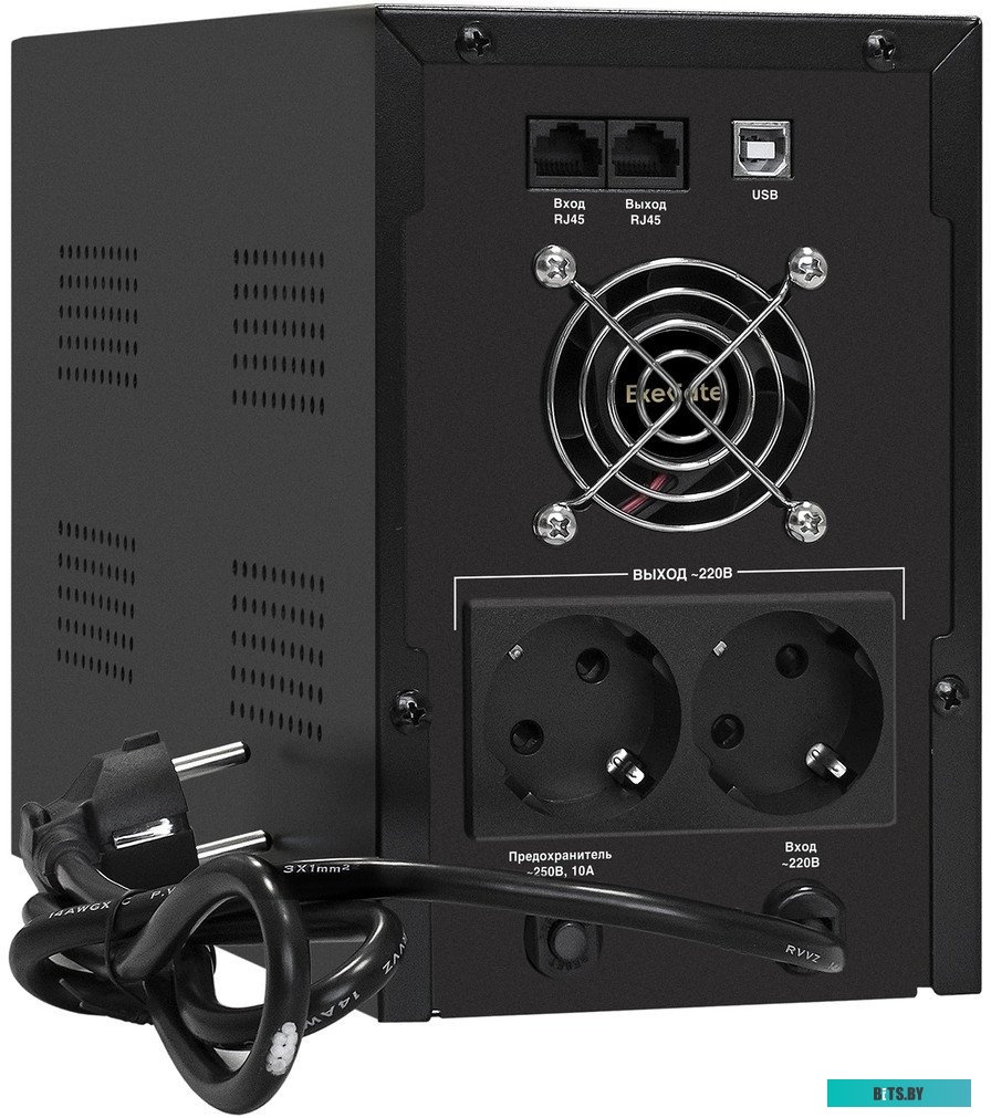 Источник бесперебойного питания ExeGate SpecialPro Smart LLB-2000.LCD.AVR.2SH.RJ.USB EX292632RUS
