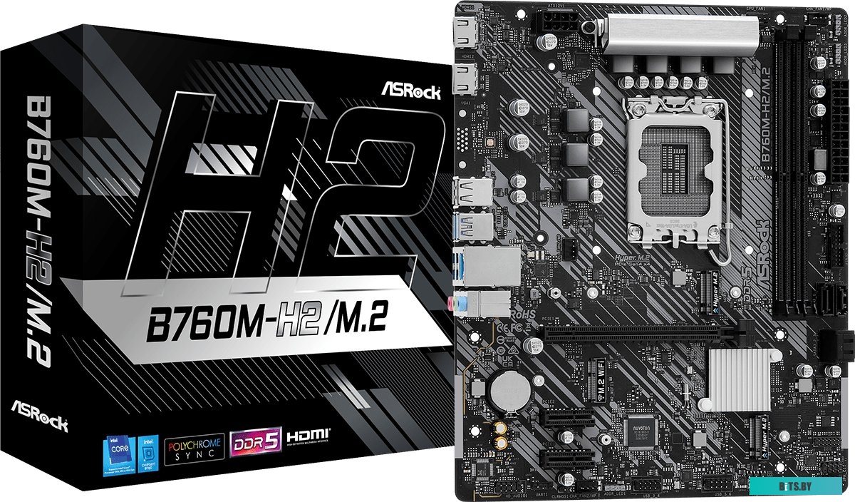 Материнская плата ASRock B760M-H2/M.2
