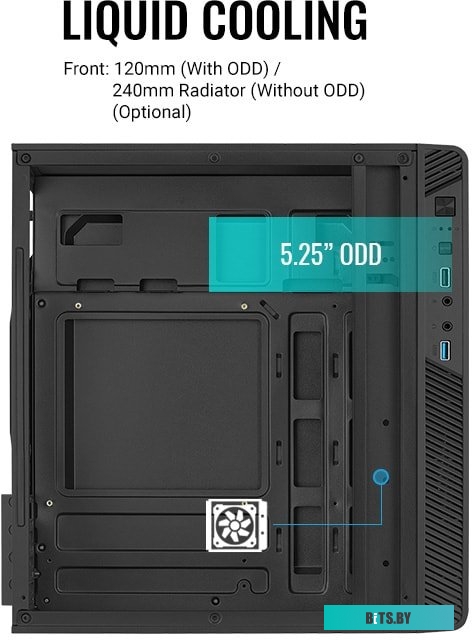 Корпус AEROCOOL CS-106-S-BK-V1 4710562759365