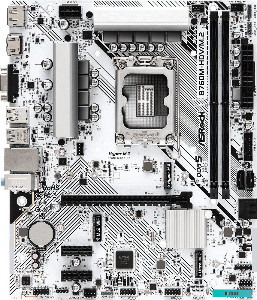 Материнская плата ASRock B760M-HDV/M.2