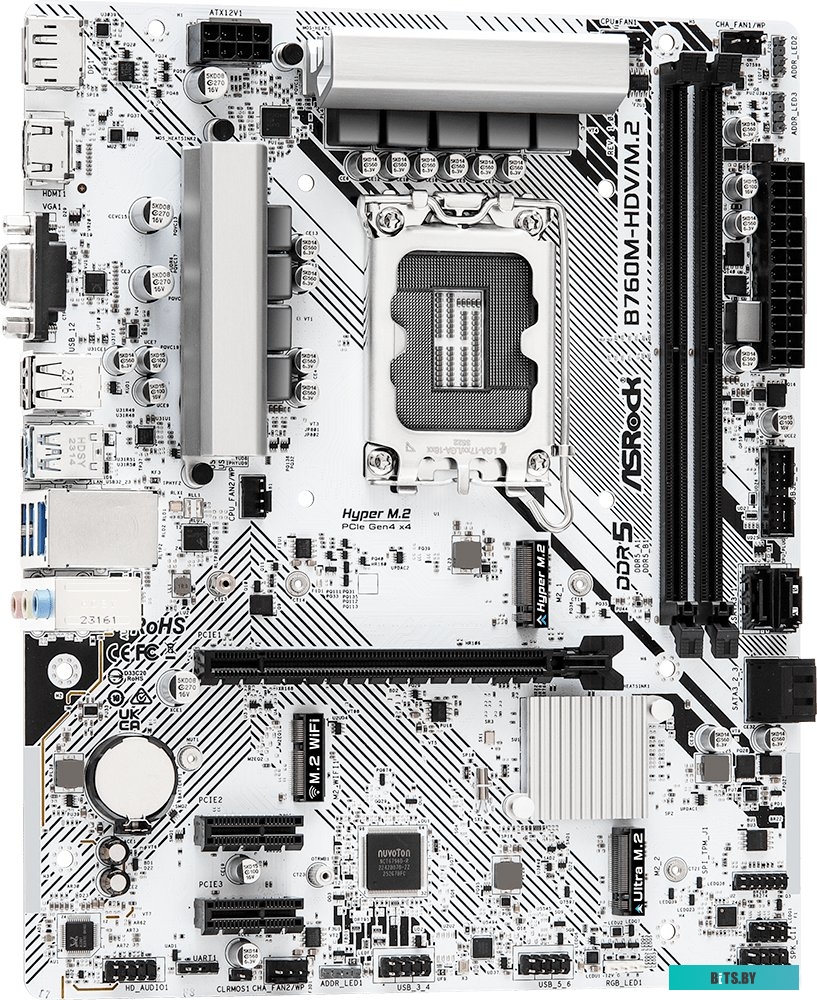 Материнская плата ASRock B760M-HDV/M.2