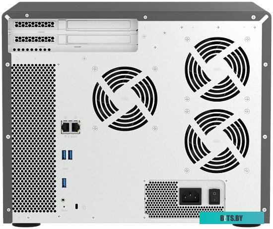 TS-1655-8G Сетевой RAID-накопитель QNAP TS-1655-8G 12 отсеков 3,5"/2,5", 4 отсека 2,5", 2 порта M.2, 2 порта 2,5 GbE BASE-T. Intel Atom C5125 2,8 ГГц,