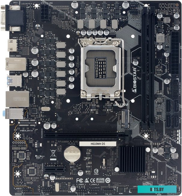 Материнская плата Biostar H610MH D5 Ver. 6.x