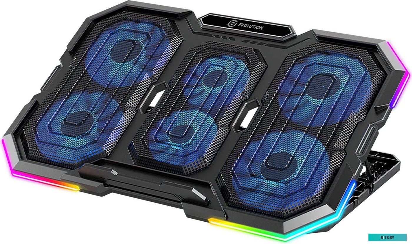 Подставка для ноутбука EVOLUTION LCS-08 RGB 4812755006741