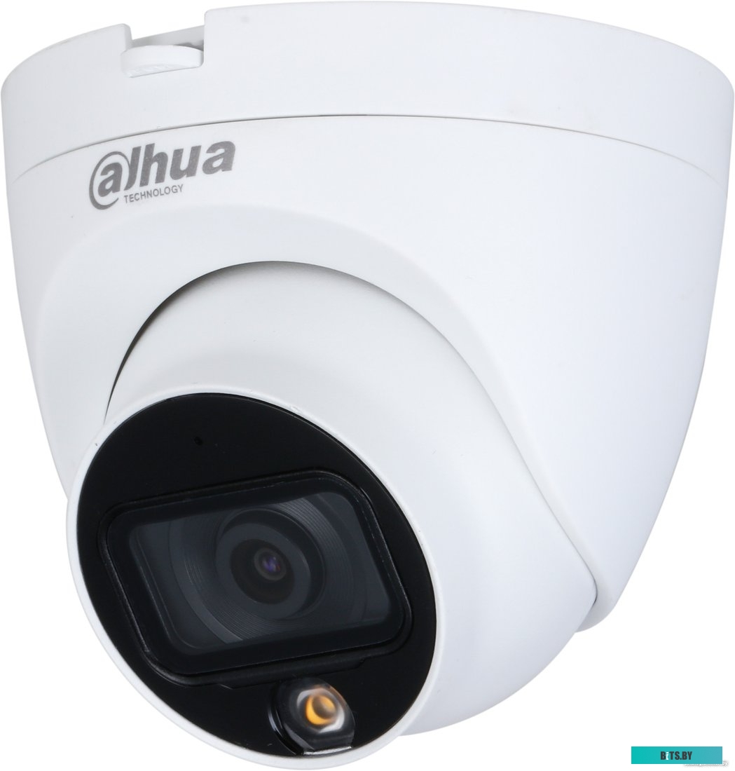 DH-HAC-HDW1209TLQP-LED-0280BS2 Камера видеонаблюдения аналоговая Dahua DH-HAC-HDW1209TLQP-LED-0280B-S2 2.8-2.8мм HD-CVI HD-TVI цв. корп.:белый (DH-HAC