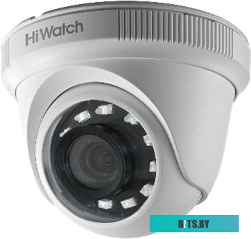 HDC-T020-P(B)(2.8MM) Камера видеонаблюдения аналоговая HiWatch Ecoline HDC-T020-P(B)(2.8MM) 2.8-2.8мм HD-TVI цв. корп.:белый