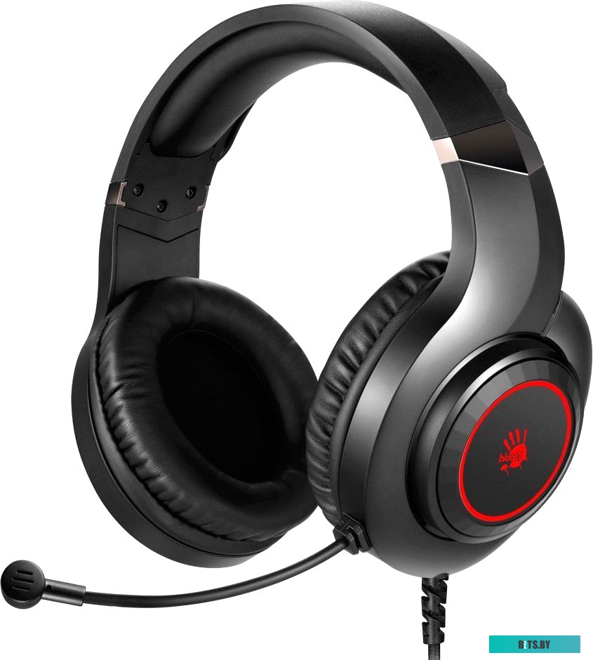 Наушники с микрофоном A4Tech Bloody G220  (G220 AUX3.5-4PIN + USB) черный 2м мониторные оголовье