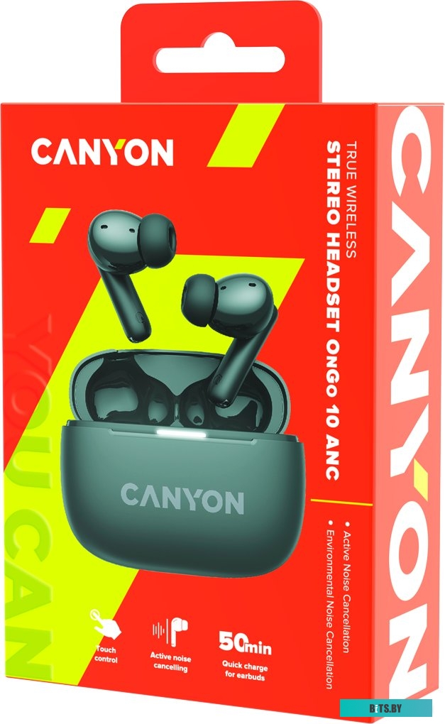 Наушники Canyon OnGo 10 ANC TWS-10 CNS-TWS10BK