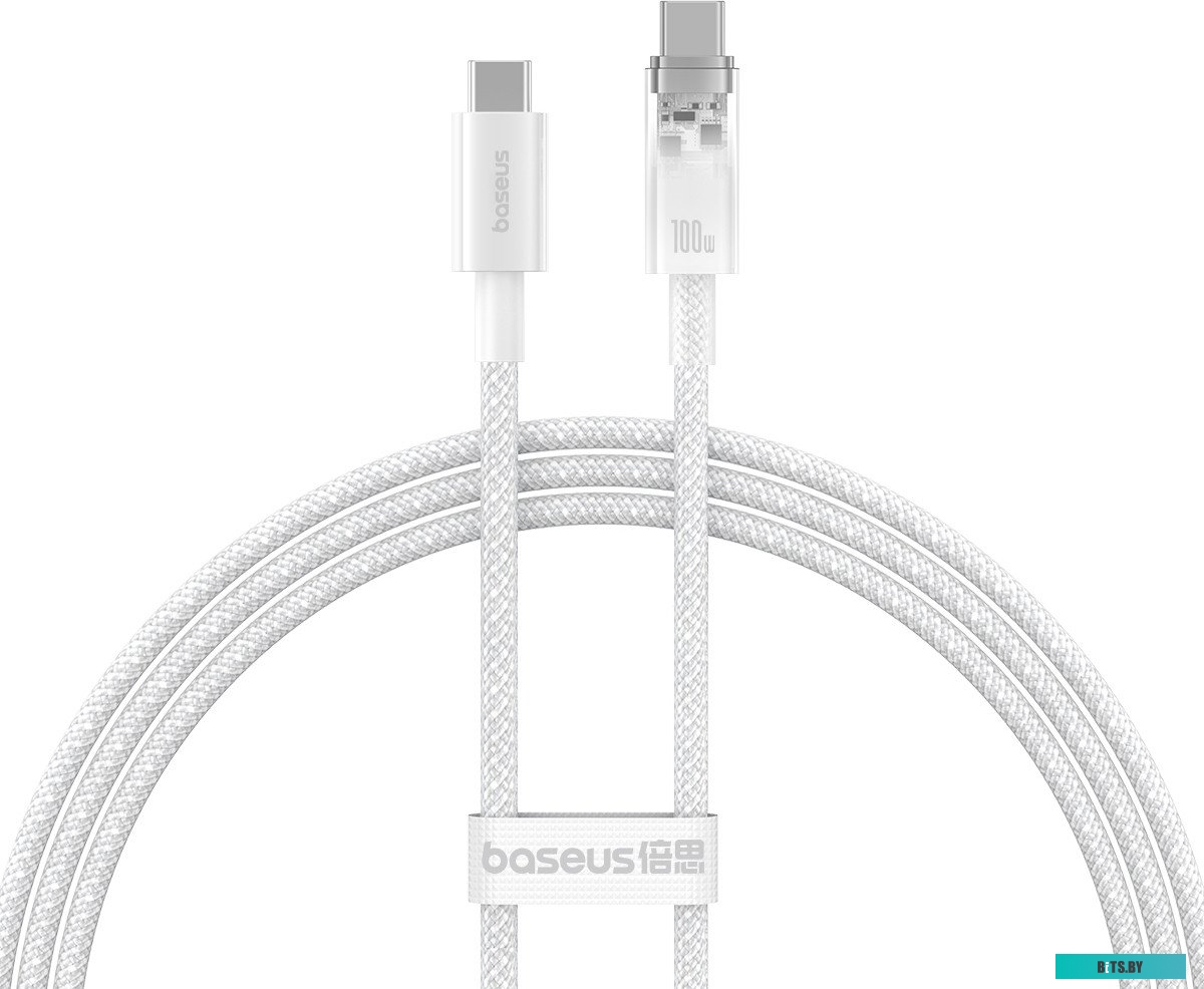 P10319703221-00 Baseus Explorer Series Fast Charging Cable Auto Power-Off For Overheating 100W USB
