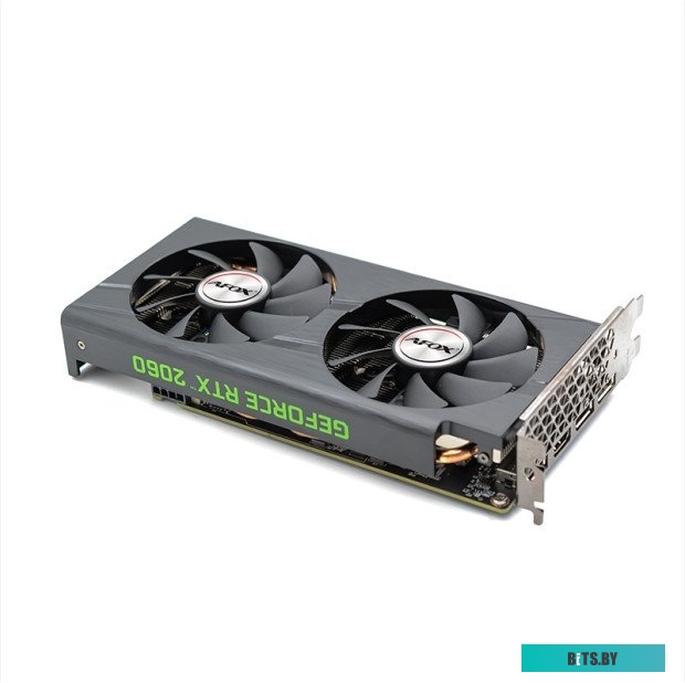 Видеокарта Afox RTX2060 6GB GDDR6 192BIT, DVI, Display port, HDMI ATX DUAL FAN (AF2060-6144D6H4-V2) RTL