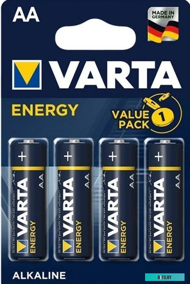 Батарейка Varta Energy LR6 AA BL4 4106