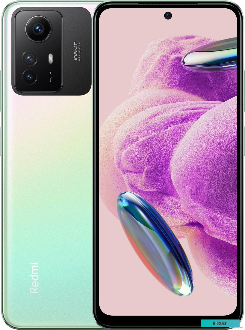 47606 Смартфон Xiaomi Redmi Note 12S 6/128Gb,  зеленый